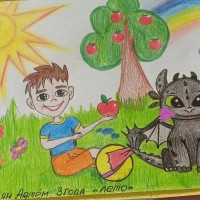 Дети рисуют лето